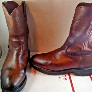 justin conductor boots black